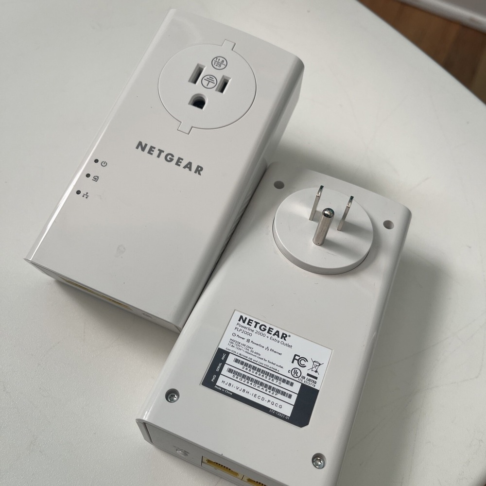 NETGEAR PLP2000  Powerline Adapter 2000Mbps‎ - Pack of 2
